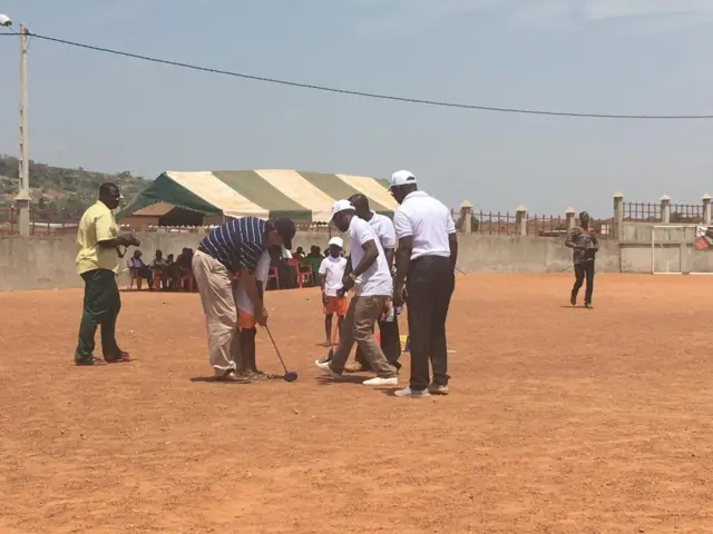 The launch of Ivory Coast’s first golf academy for children