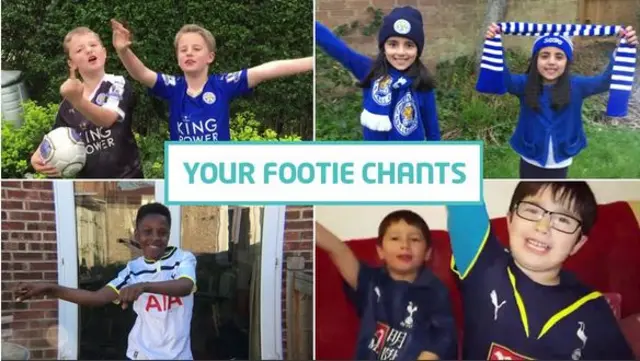 Your footie chants