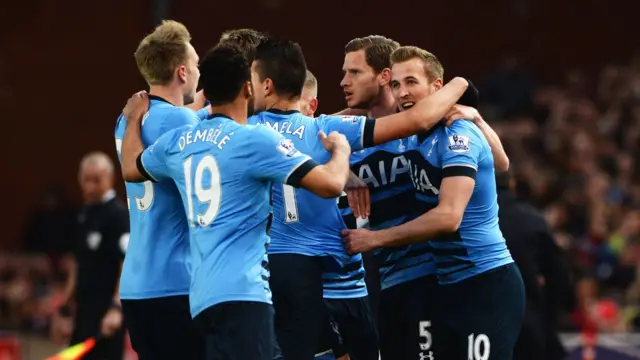 Tottenham celebrate