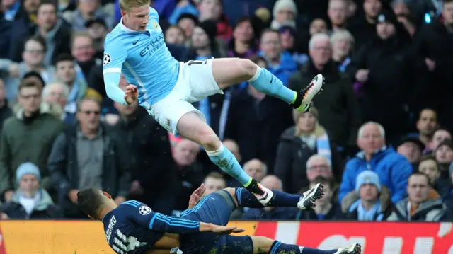 Casemiro and Kevin de Bruyne