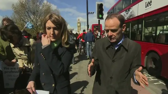 Victoria Derbyshire and Norman Smith