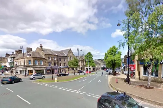 The junction of Brook Street and The Grove in Ilkley