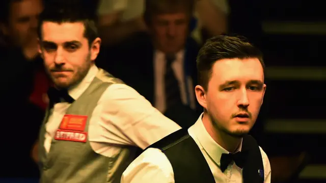 Mark Selby and Kyren Wilson