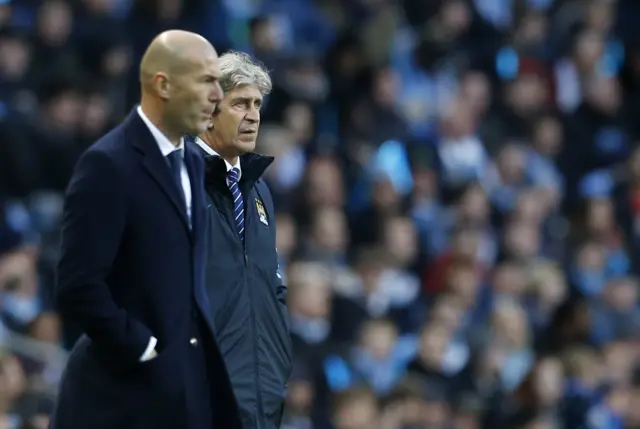 Zinedine Zidane and Manuel Pellegrini