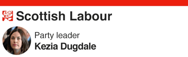 Scottish Labour leader Keazia Dugdale