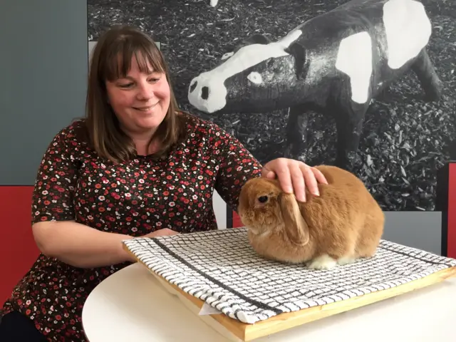 Suzanne Potts and Sweet Pea
