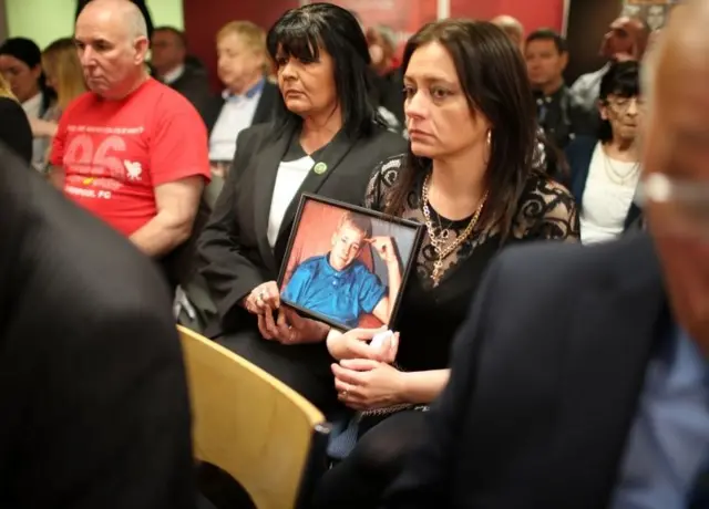 Families hold a press conference