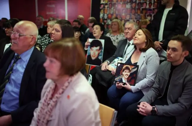 Families at press conference