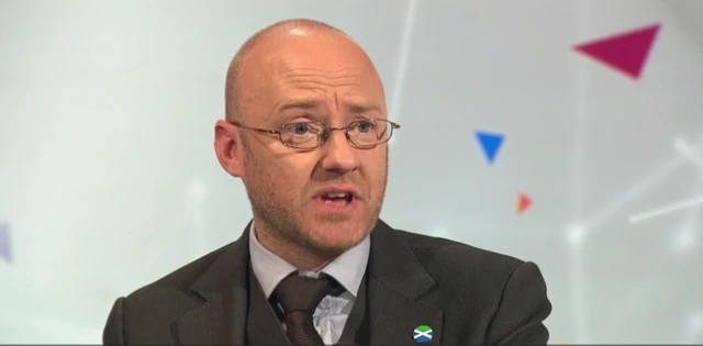 Scottish Green Party co-convener Patrick Harvie