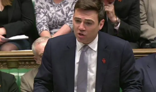 Shadow Home Secretary Andy Burnham