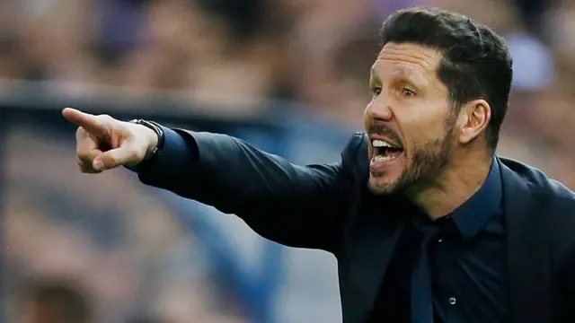 Atletico Madrid manager Diego Simeone