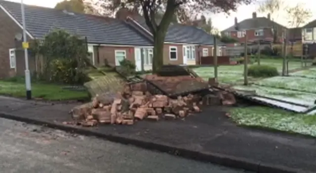 Damage in Woolstanton