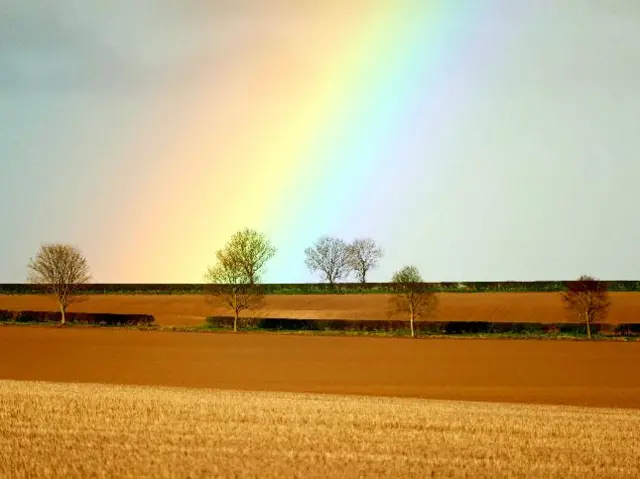 Rainbow in Bainton