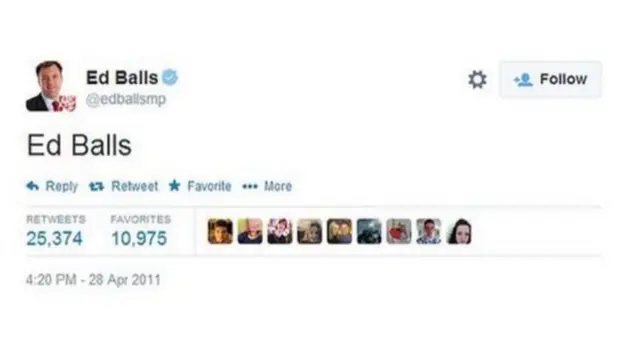 Ed Balls twitter post
