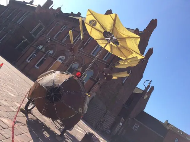 One of the installations that will be part of the Amy Johnson festival
