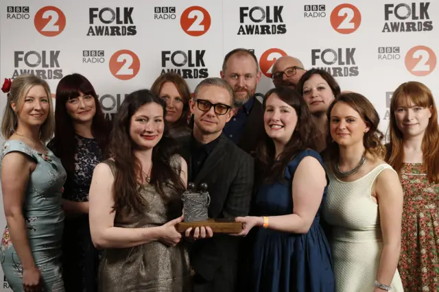 Martin Freeman with The Unthanks