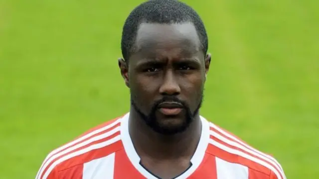 Cabral, real name Adilson Tavares Varela, in Sunderland colours