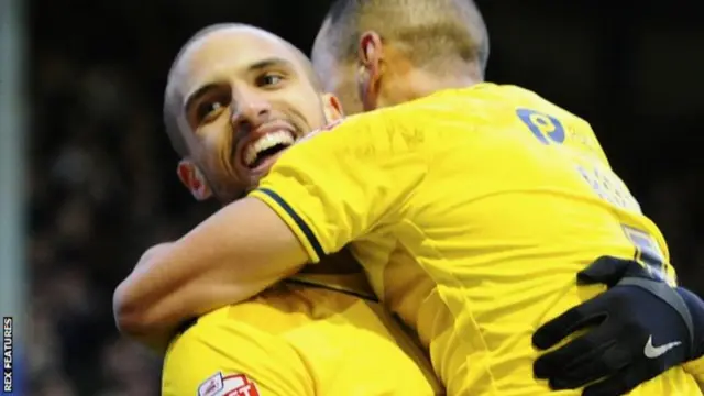 Oxford United celebrate