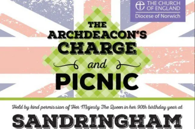 Poster for the Archdeacon's Charge and Picnic at Sandringham