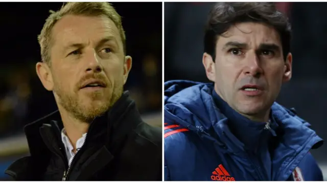 Gary Rowett (left) & Aitor Karanka