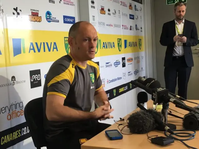 Canaries boss Alex Neil