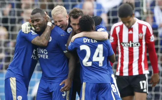 Leicester celebrate