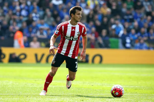 Cedric Soares in action for Southampton