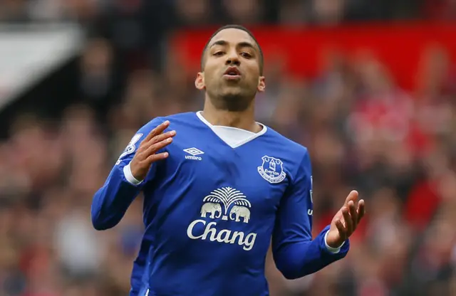 Everton winger Aaron Lennon