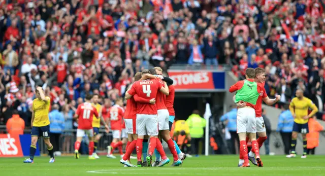 Barnsley celebrate