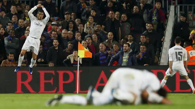 Ronaldo celebrates