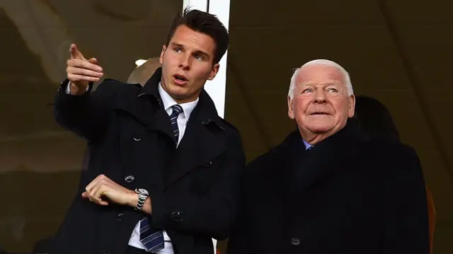 David Sharpe and Dave Whelan