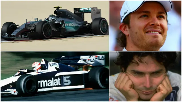 Rosberg and Piquet