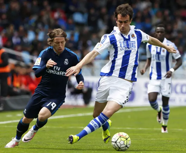 Mikel Gonzalez and Luka Modric