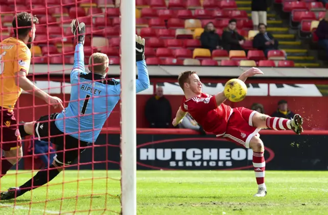 Adam Rooney scores