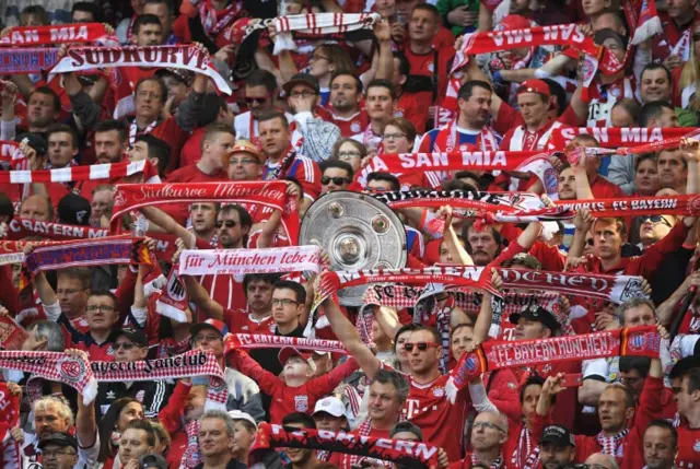 Bayern's fans