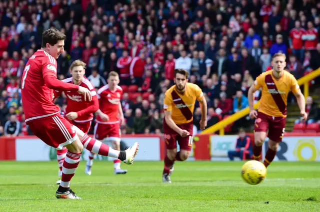 Kenny McLean tucks away the penalty