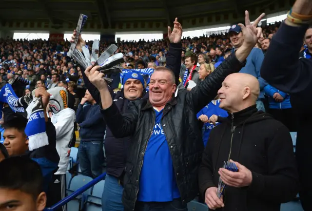 Leicester City fans