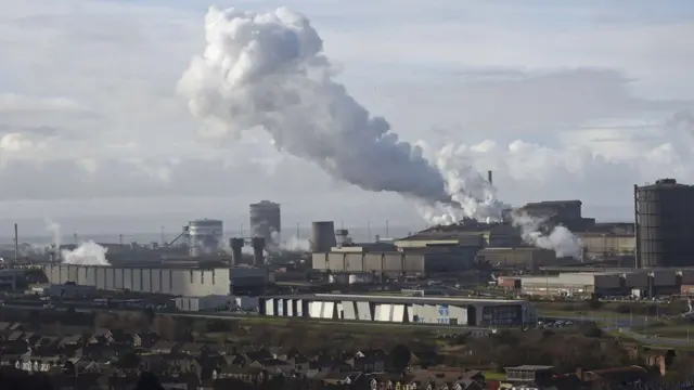Port Talbot steel works