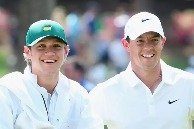 Nial Horan and Rory McIlroy
