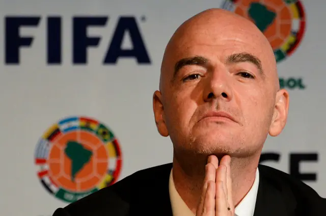 Fifa president Gianni Infantino