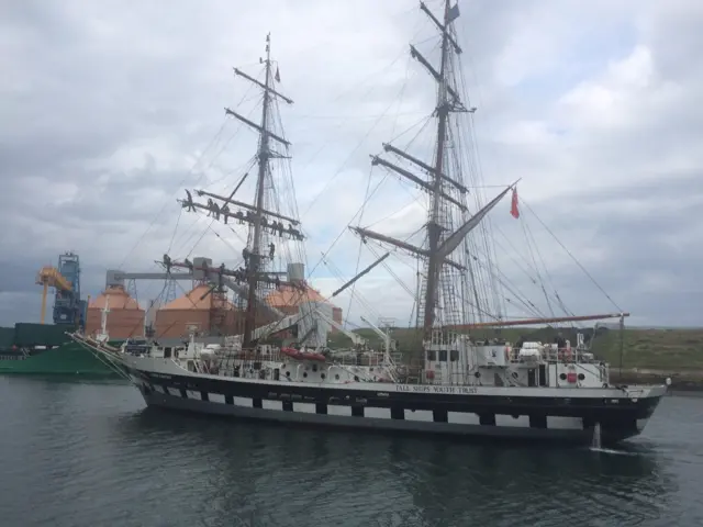 Tall Ship in Blyth