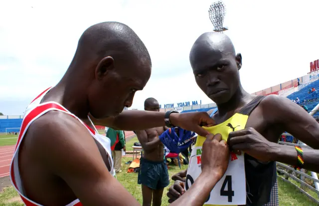 Kenya athletes