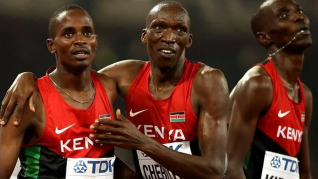 Kenyan athletes