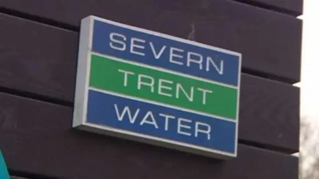 Severn Trent Water sign