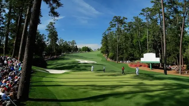 The 10th hole at Augusta