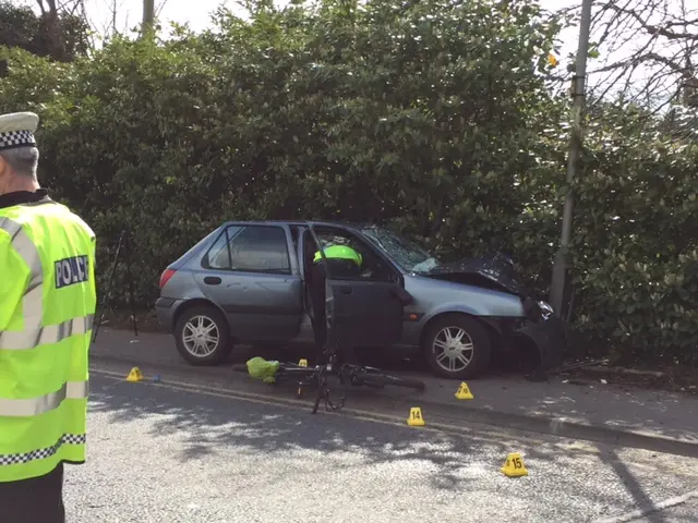 Madingley Road crash