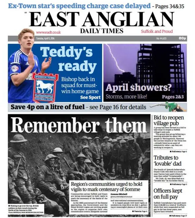 EADT front page