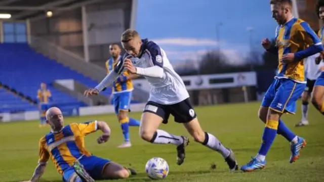 Senior Cup action