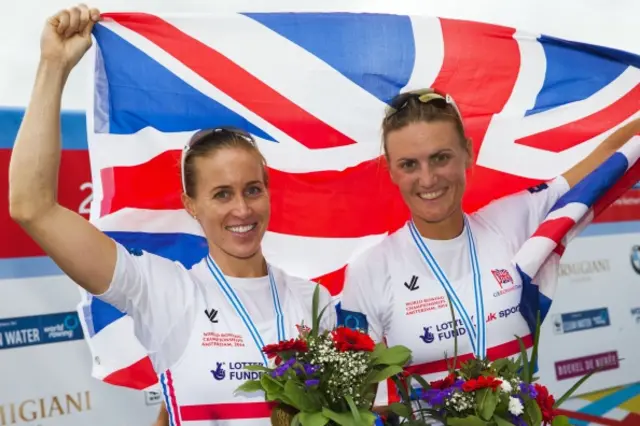 Helen Glover and Heather Stanning