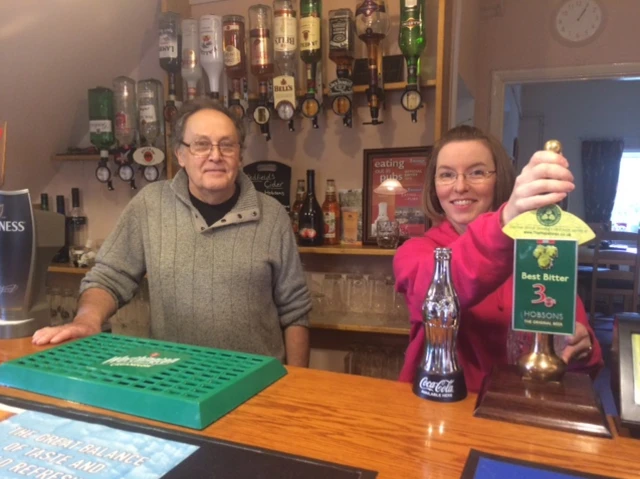 Peter and Sally from the Sun Inn, Marton